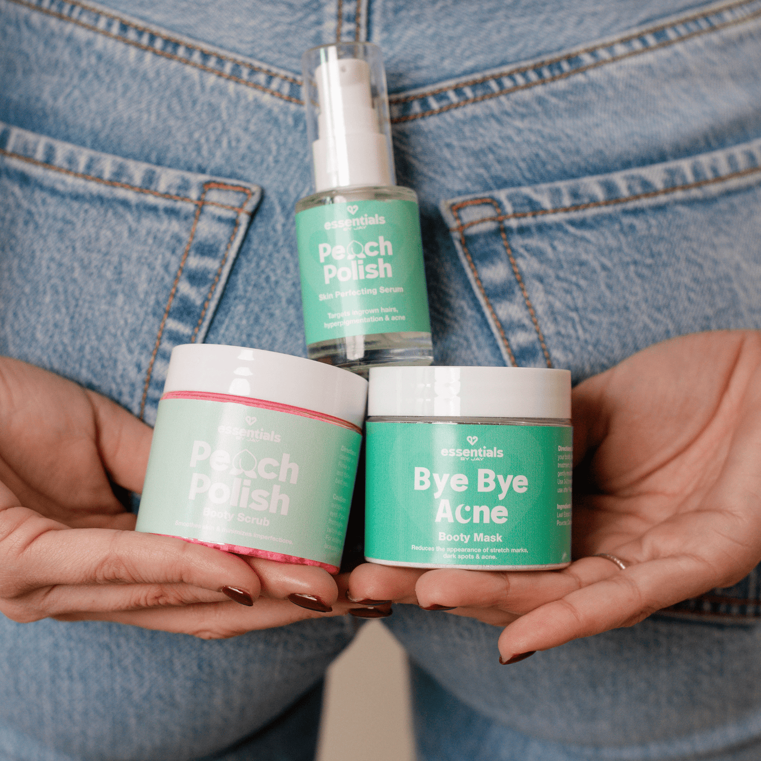 Booty Care Routine - Acne & Hyperpigmentation Treatment - Essentials by Jay