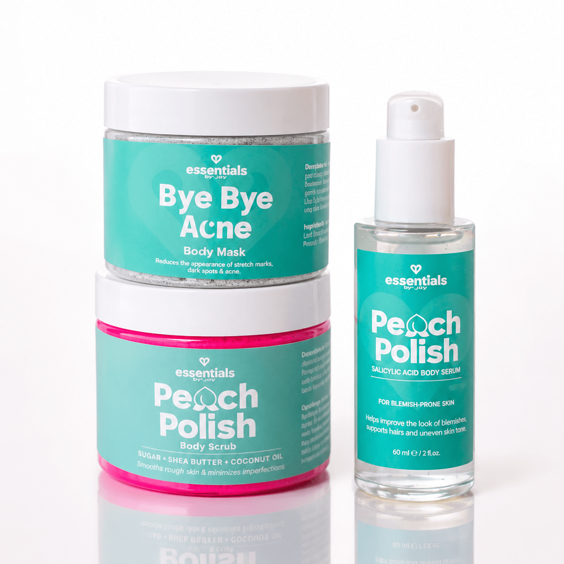 Booty Care Routine - Butt Acne & Hyperpigmentation Kit - Essentials by Jay