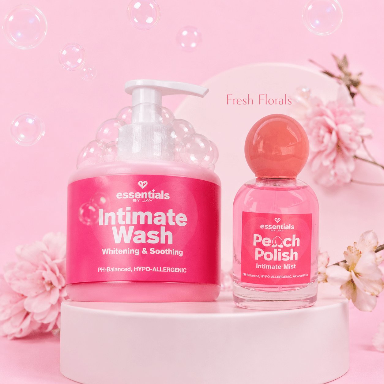Feminine Hygiene Duo - Daily Intimate Wash + Bikini Perfume - Essentials by Jay