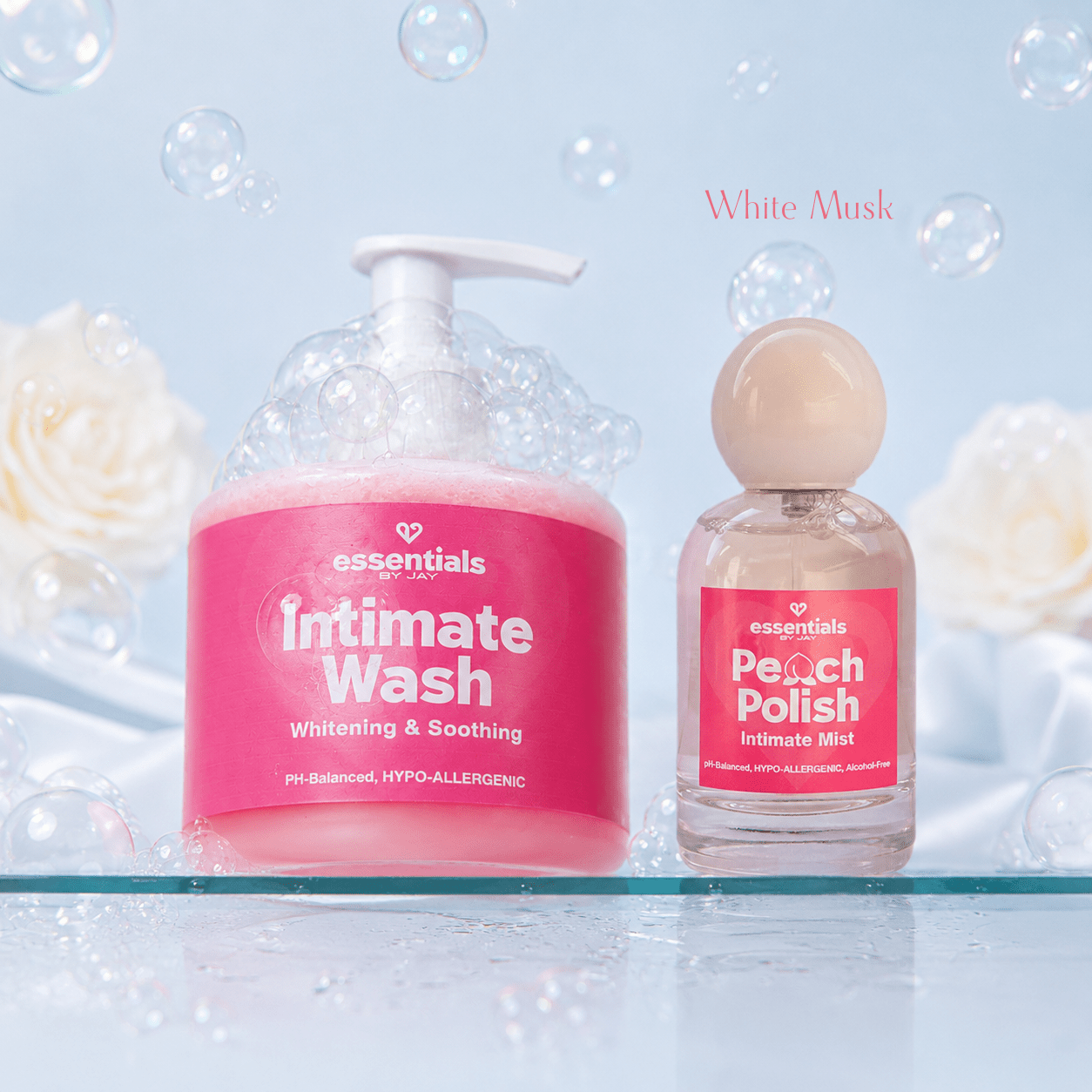 Feminine Hygiene Duo - Daily Intimate Wash + Bikini Perfume - Essentials by Jay