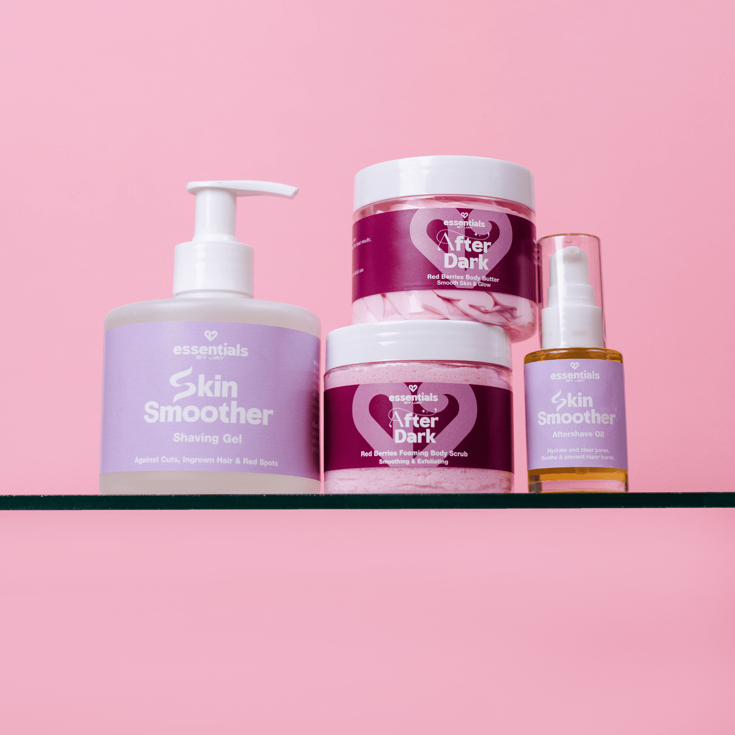 Silky Smooth Shaving Kit - For all Body Parts (Legs, Arms, Back and Underarms) - Essentials by Jay