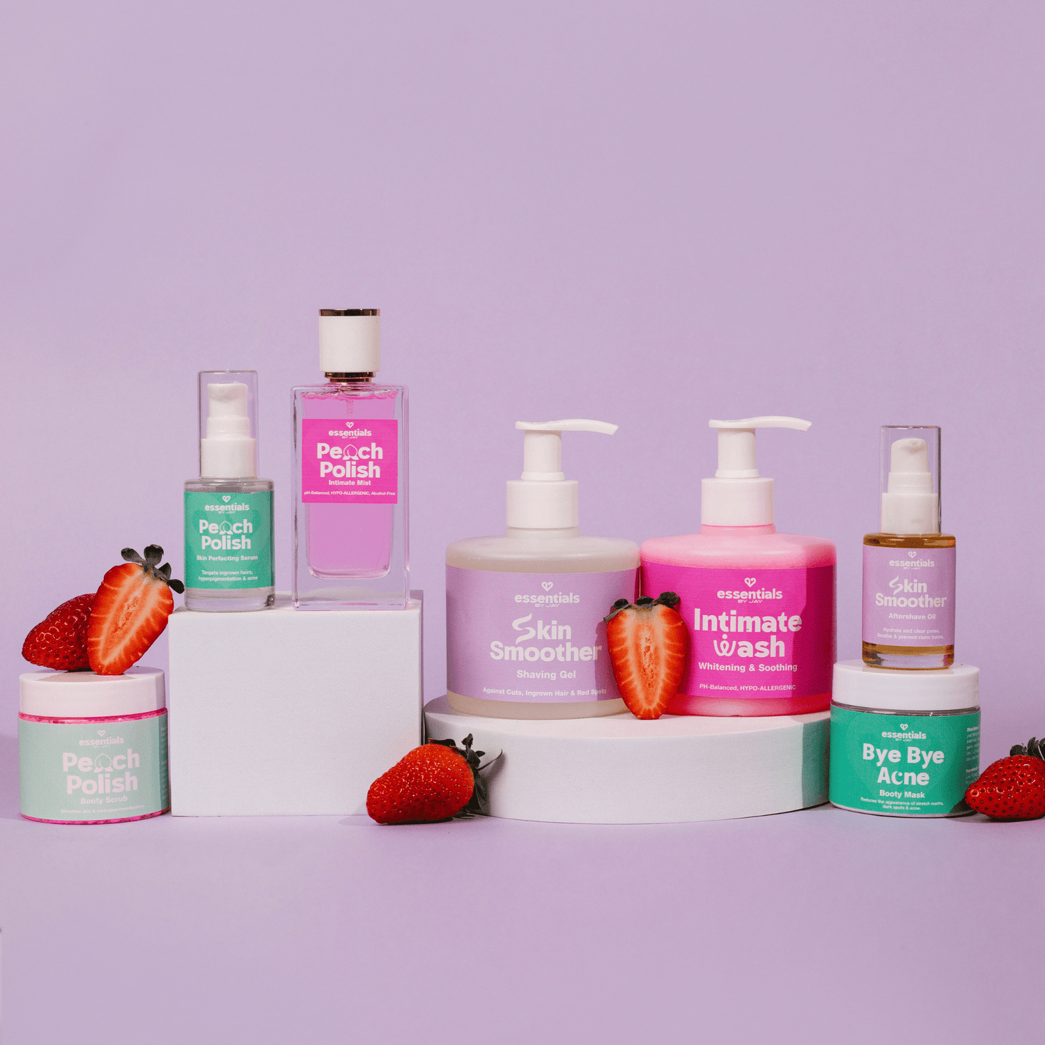 The Essentials Kit - Booty, bump - free shaves, and all - day freshness down there - Essentials by Jay