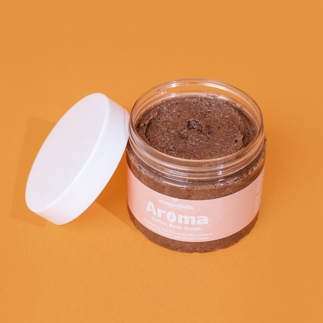 Aroma Foaming Coffee Body Scrub - Anti Cellulite &amp; Stretch Marks
