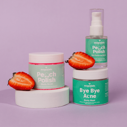 Booty Care Routine - Acne &amp; Hyperpigmentation Treatment - Essentials by Jay