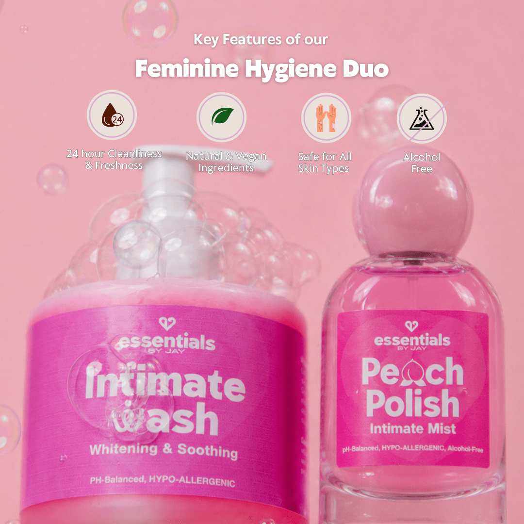Feminine Hygiene Duo - Daily Intimate Wash + Bikini Perfume - Essentials by Jay