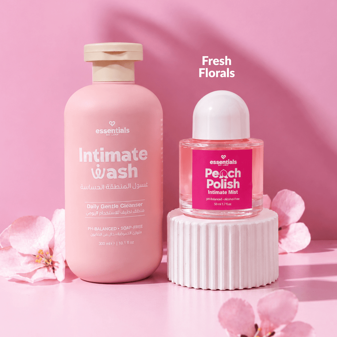 Feminine Hygiene Duo - Daily Intimate Wash + Bikini Perfume (New Packaging) - Essentials by Jay