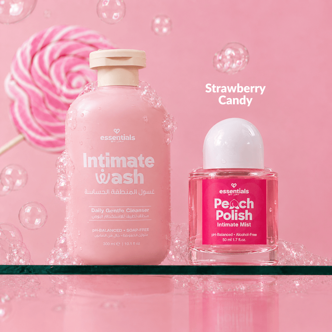 Feminine Hygiene Duo - Daily Intimate Wash + Bikini Perfume (New Packaging) - Essentials by Jay