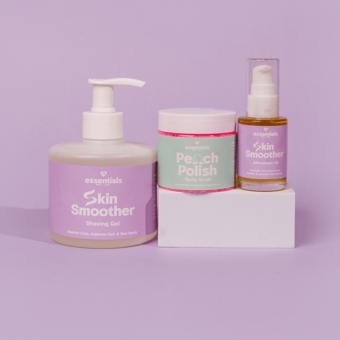 Intimate Shaving Kit - For Sensitive Areas (Bikini, Underarms and Booty) - Essentials by Jay
