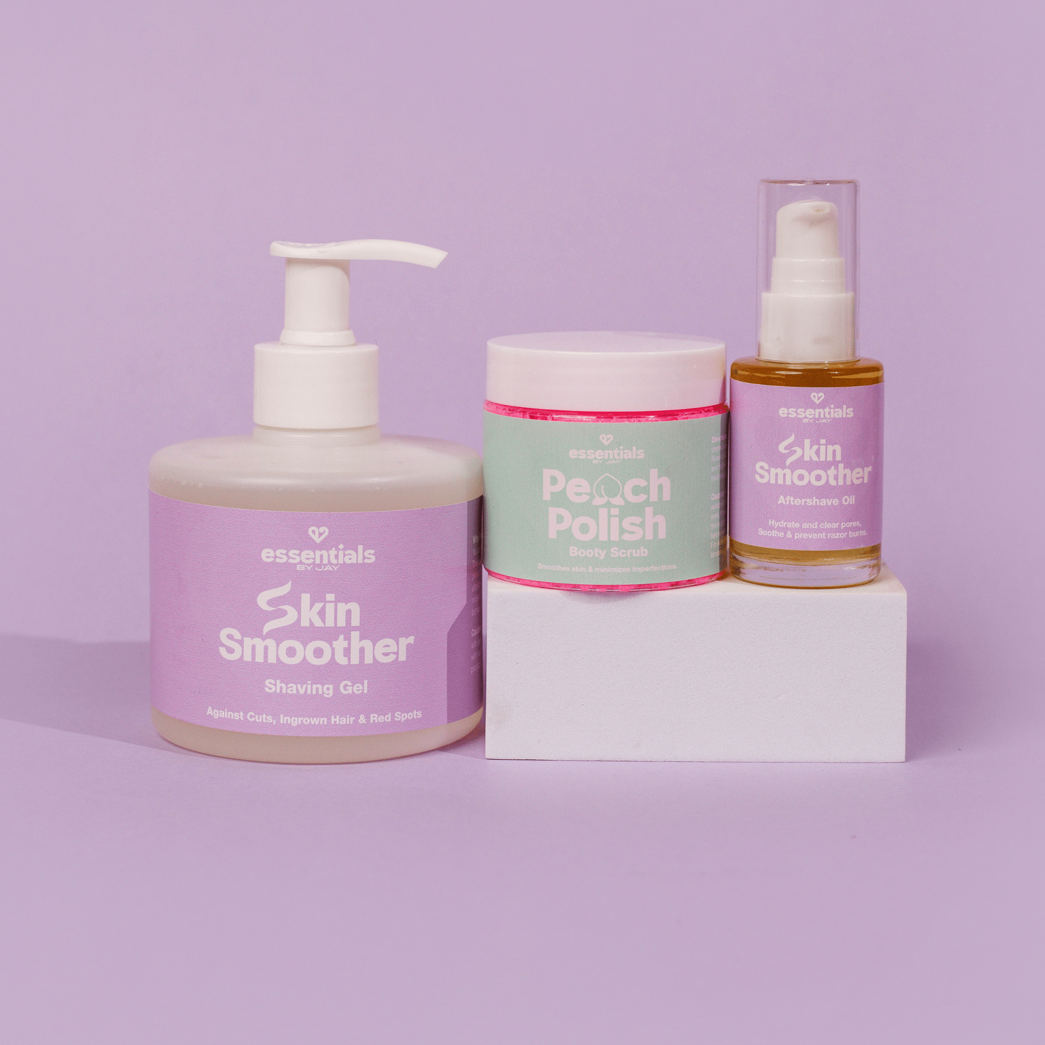 Intimate Shaving Kit - For Sensitive Areas (Bikini, Underarms and Booty) - Essentials by Jay