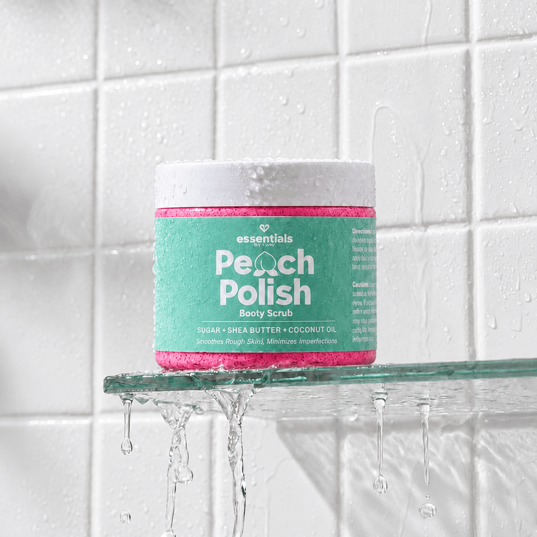 Peach Polish Booty Scrub - 200g - Essentials by Jay