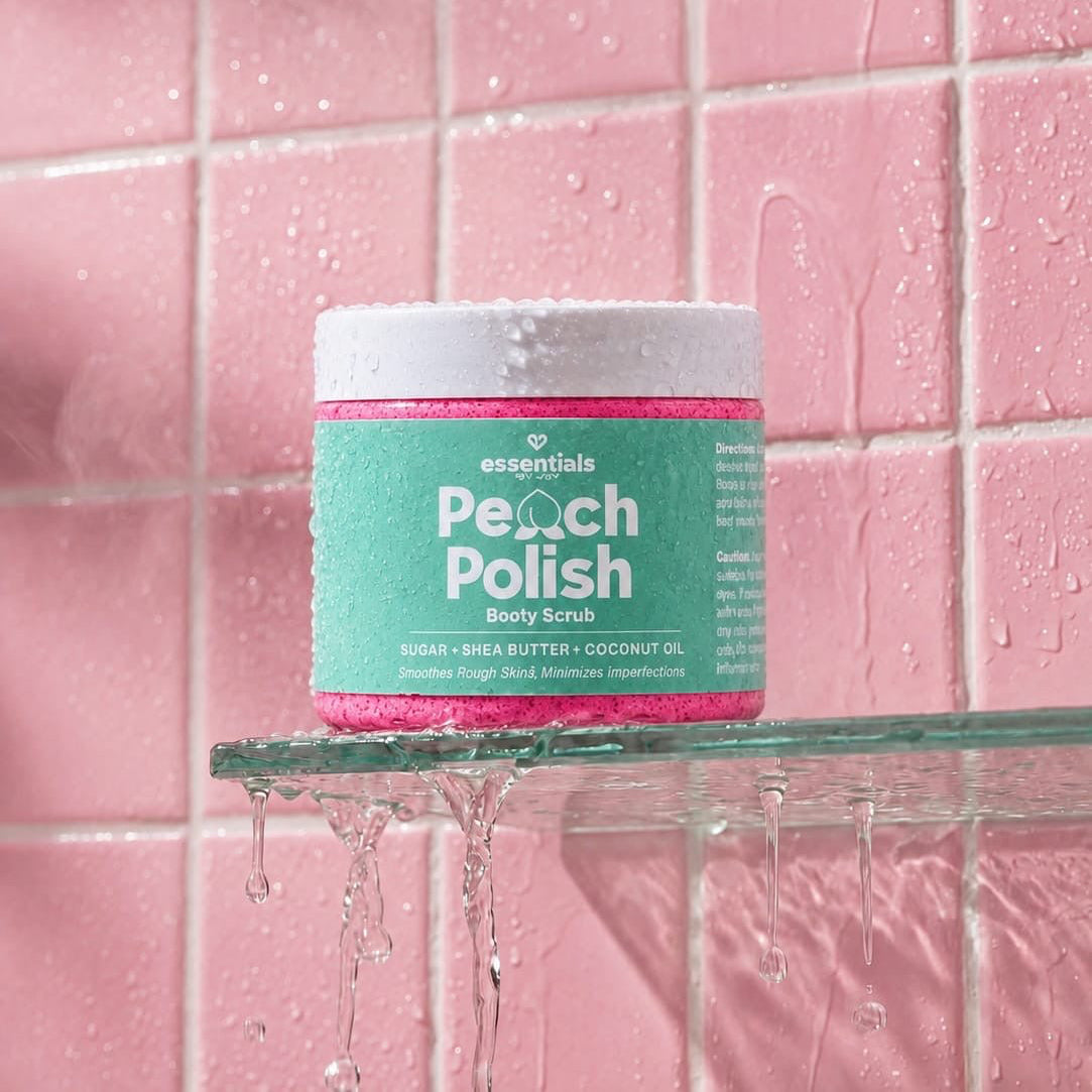 Peach Polish Booty Scrub - 200g - Essentials by Jay