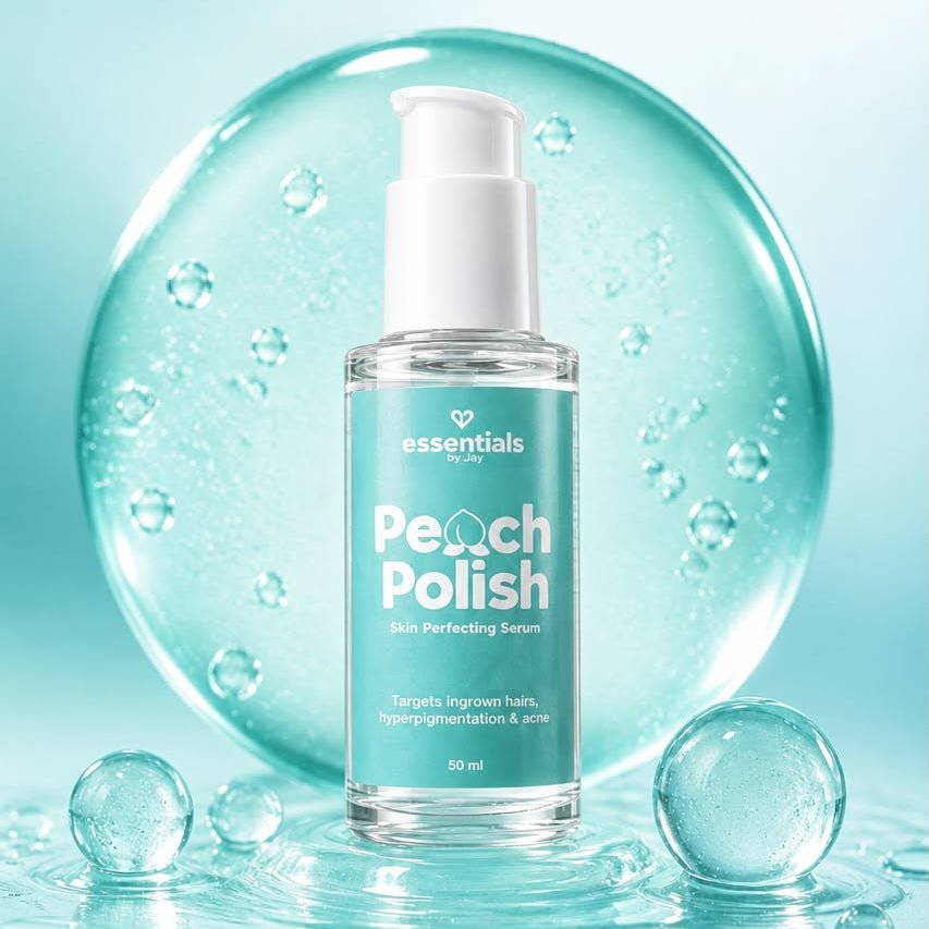 Peach Polish Skin Perfecting Serum - Body Acne, Strawberry Skin, Brightening - 60ml - Essentials by Jay