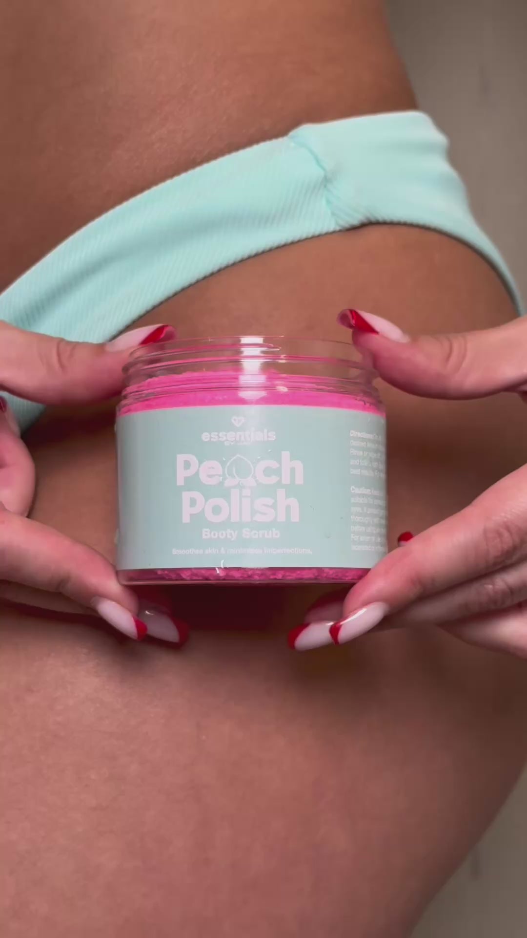 Peach Polish Booty Scrub - 200g